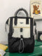 Cute Large Capacity Student Backpack  Minimal  Lightweight  Waterproof  16” Laptop Fit