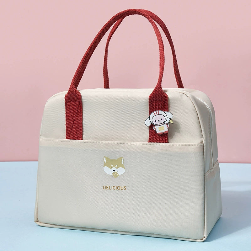 Cute Large-Capacity Insulated Lunch Tote Bag