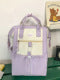 Cute Large Capacity Student Backpack  Minimal  Lightweight  Waterproof  16” Laptop Fit