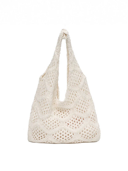 Crochet Hollow Knit Tote Bag